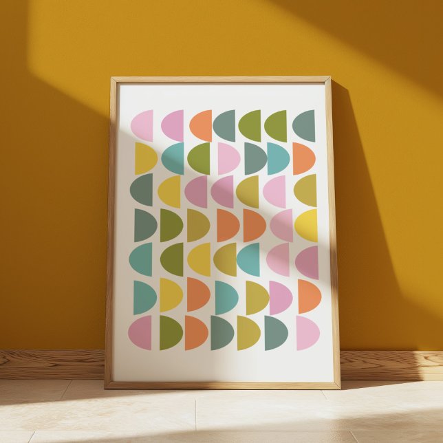 Poster Formes géométriques modernes et colorées (Créateur téléchargé)