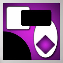 Formes modernes Abstraites et riches en violet AP0