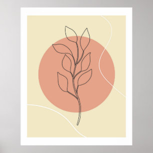 Poster Formes organiques botaniques