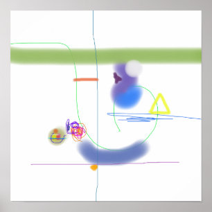 Poster Formes organiques minimalistes