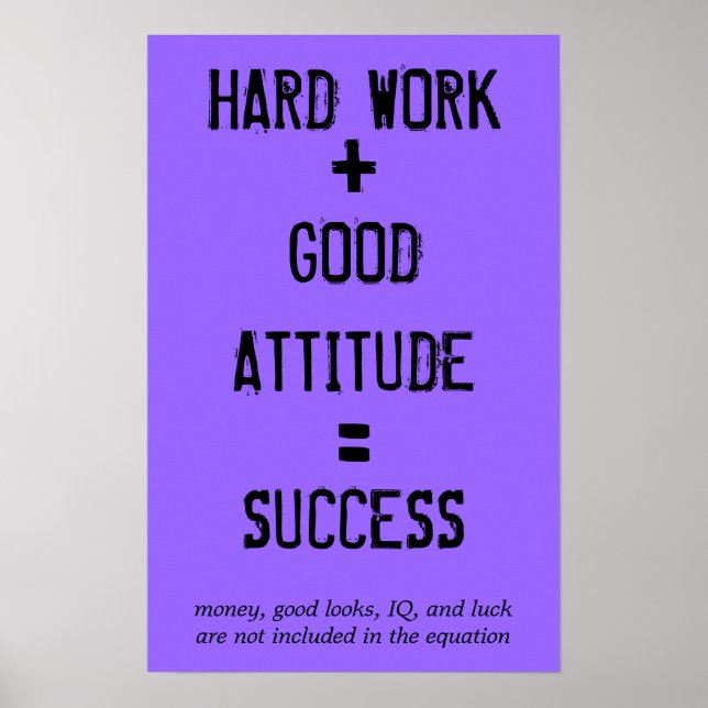 Poster Formule de succès (Devant)