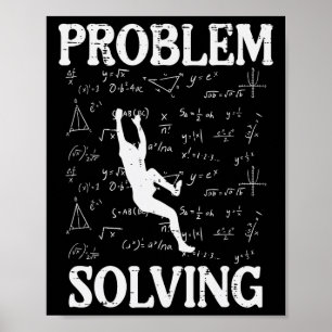 Poster Formules Mathématiques Drôles de Résolution de Pro
