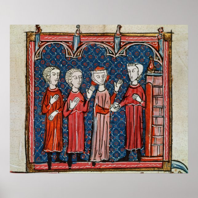 Poster Fornication et crime commis par un prêtre (Devant)