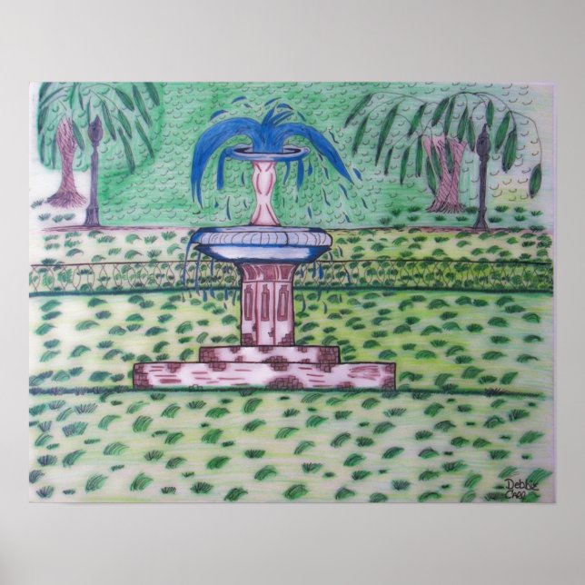 Poster Forsyth Park (Devant)