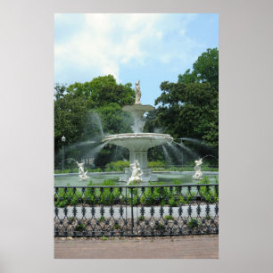 Poster Forsyth Park Fountain