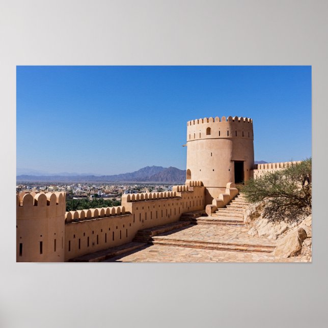 Poster Fort de Nakhl, Oman (Devant)