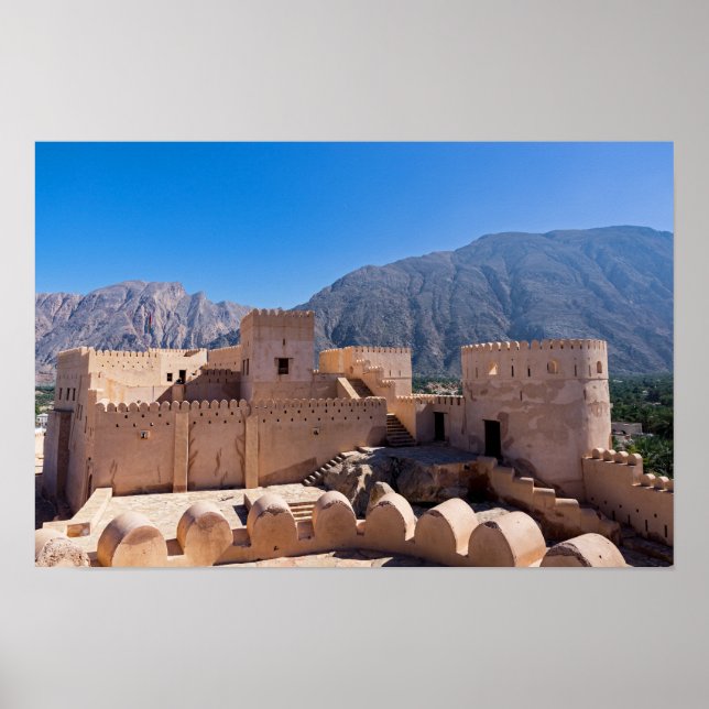 Poster Fort de Nakhl, Oman (Devant)