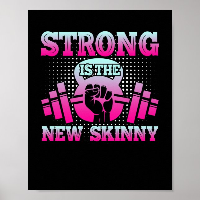 Poster Fort Est Le Nouveau Citations D'Entraînement Skinn (Devant)