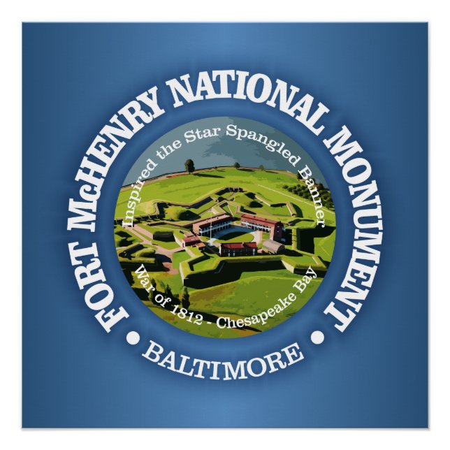 Poster Fort McHenry (NM) (Devant)