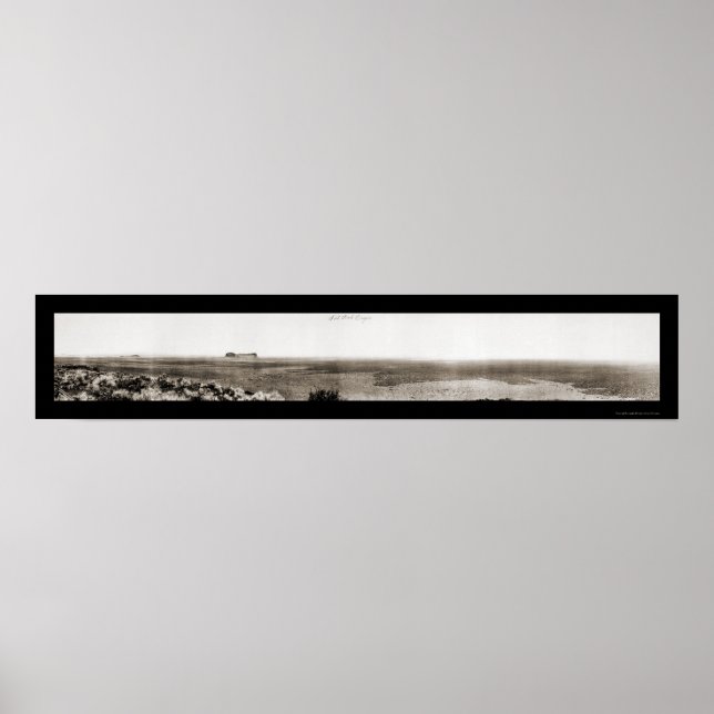 Poster Fort Rock, Oregon Photo 1911 (Devant)