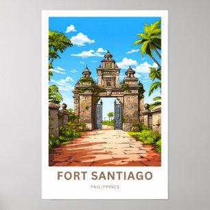 Poster Fort Santiago Philippines Imprimer voyage