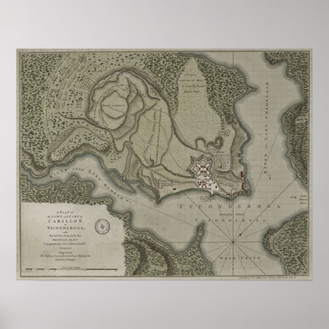 Poster Fort Ticondéroga (Devant)