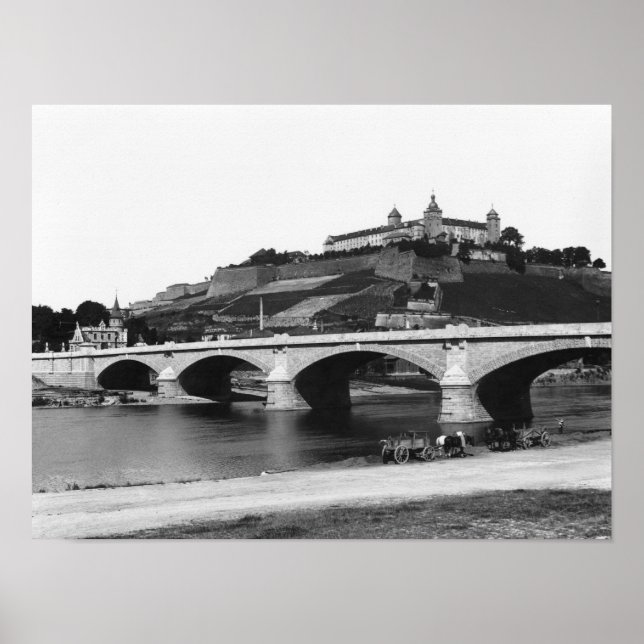 Poster Forteresse Festung Marienberg (Devant)