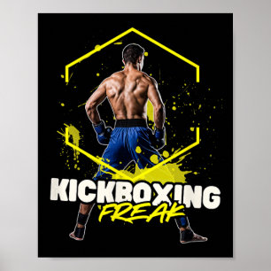 Poster Fou de kickboxing