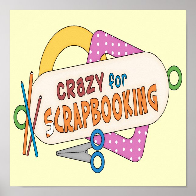 Poster Fou Pour Scrapbooking (Devant)