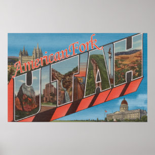 Poster Fourchette américaine, Utah - grandes scènes de