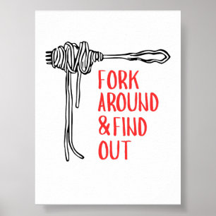Poster Fourchette autour et découvrez Funny Pasta 
