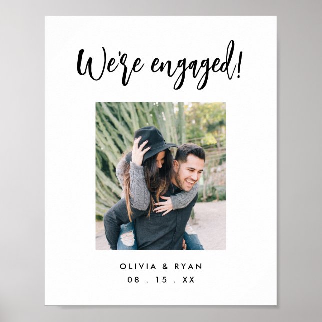 Poster Fournitures de la partie d'engagement photo, Affic (Devant)