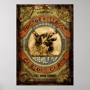 Poster Fourrure de loup-garou