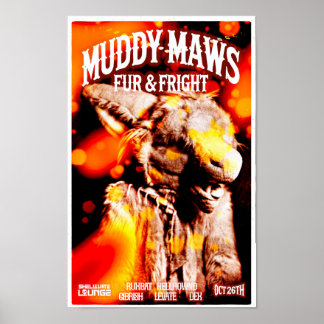 Poster Fourrure et droite MuddyMaws #8802