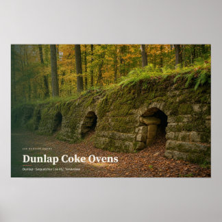 Poster Fours à coke de Dunlap Sequatchie County — Art IA
