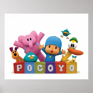 Poster Fouryo Pocoyo Elly Pato TV 2019