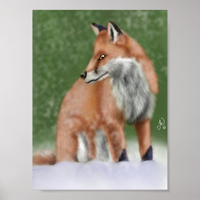 Poster Fox (Devant)