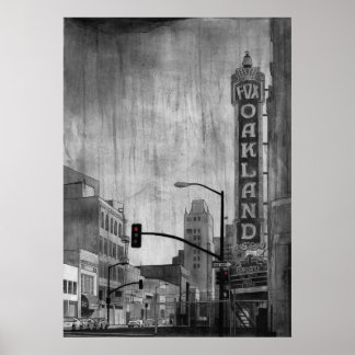 Poster Fox Theater Oakland