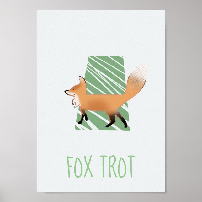 Poster Fox Trot ! (Devant)