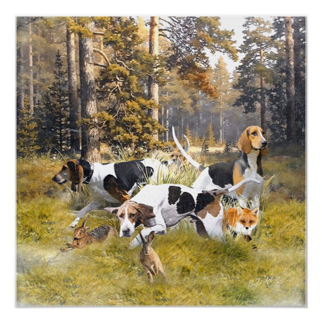 Poster Foxhound (Devant)
