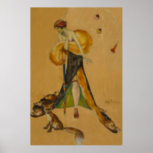 Poster Foxy Lady par Will Pogany