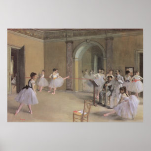 Poster Foyer de danse à l'opéra par Edgar Degas
