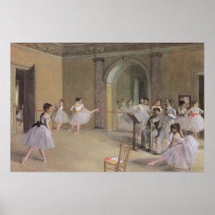 Poster Foyer de danse à l'opéra par Edgar Degas