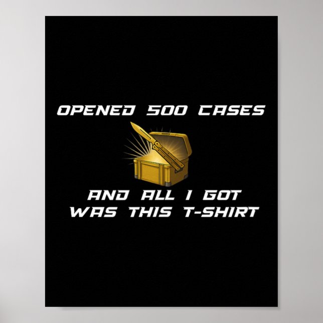 Poster Fps Gamer Funny Cs First Person Competitive Gaming (Devant)
