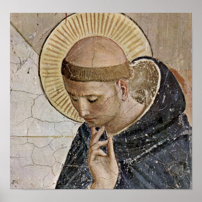 Poster Fra Angelico - St Dominic (Devant)