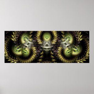 Poster Fracamaska Fractal