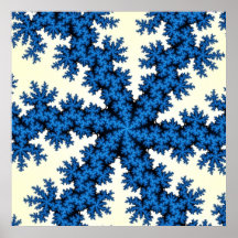 Fractage bleu et blanc coloré
