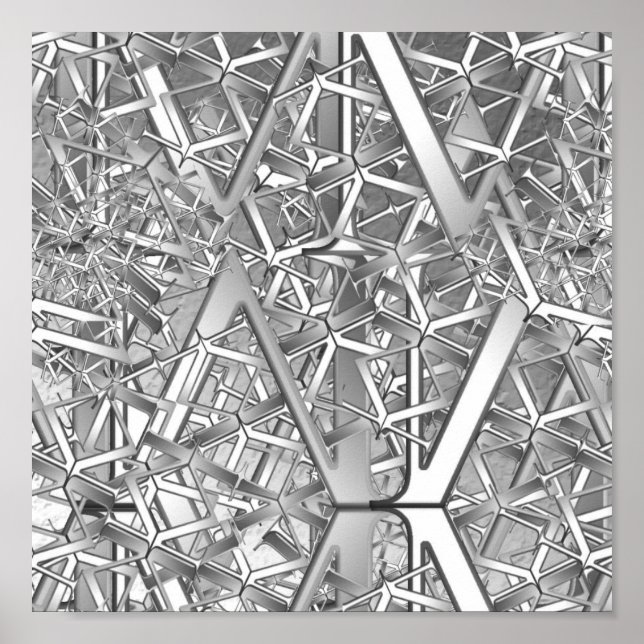 Poster fractal (Devant)