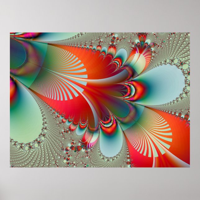 Poster Fractal 887 (Devant)