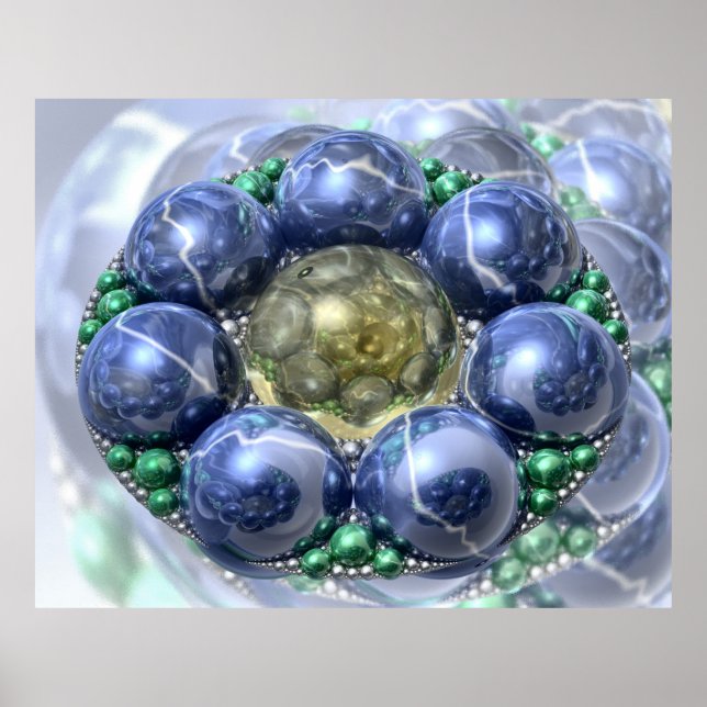 Poster Fractal Art 44 (Devant)
