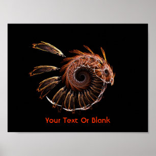 Poster Fractal Firebird