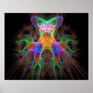 Poster Fractal Flames Deva