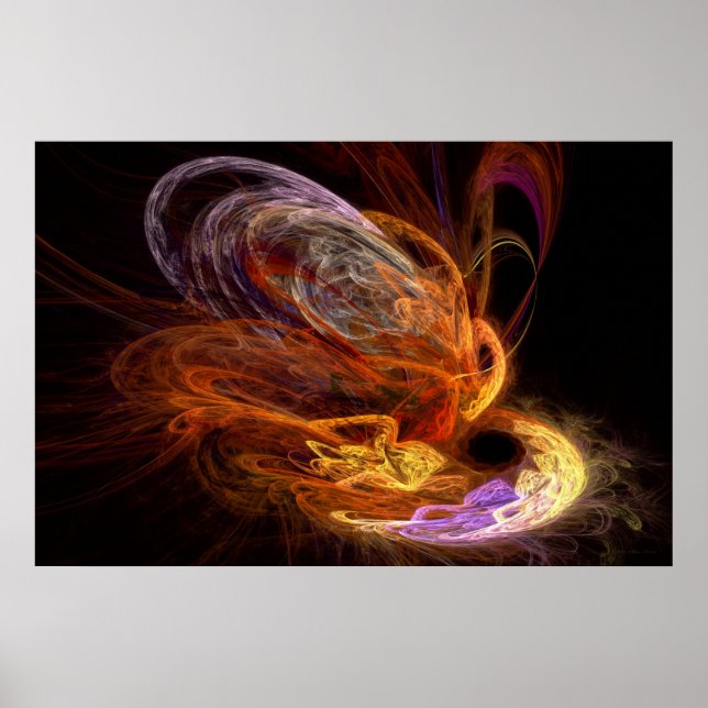 Poster Fractal - Montée du phénix (Devant)