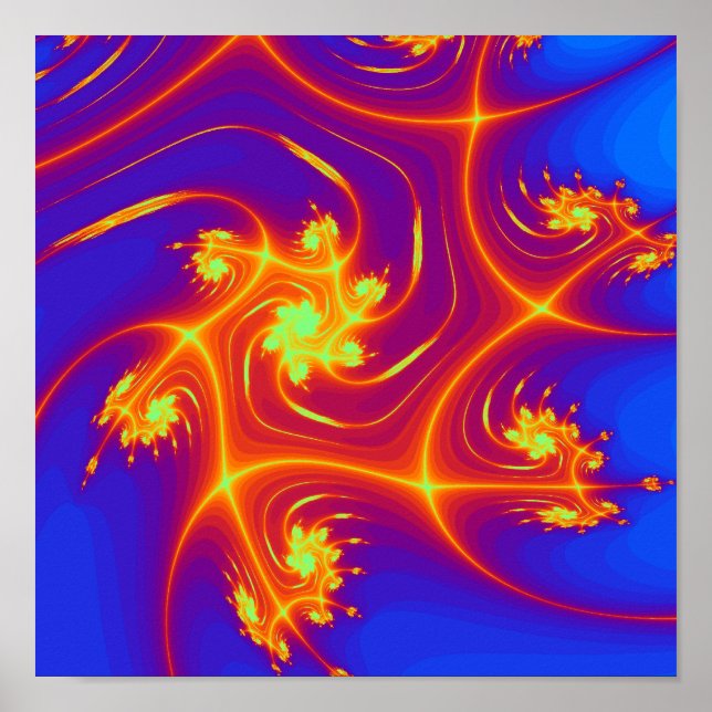 Poster Fractal Pheonix (Devant)