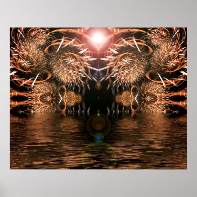 Poster fractal Sharp Focus (Devant)