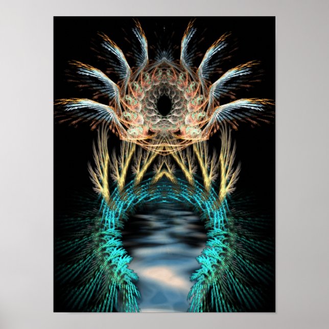 Poster Fractal Spiritiz (Devant)
