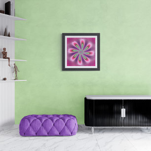 Poster Fractale Abstraite douce