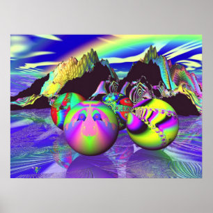 Poster Fractale Billards