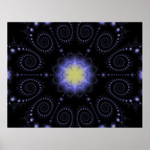 Poster Fractale de solstice d'hiver