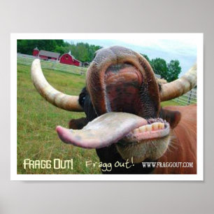 Poster frag de langue de vache
